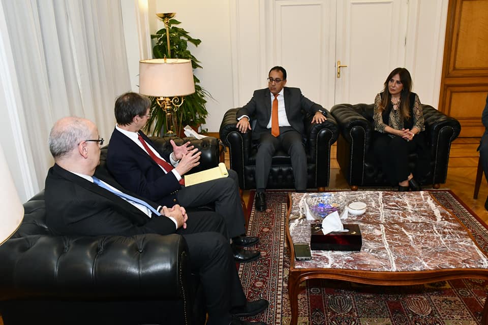 لقاء الدكتور مصطفى مدبولى رئيس مجلس الوزراء مع بعثة البنك الدولى