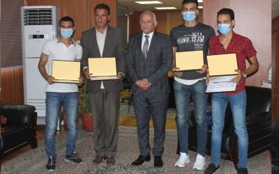 قام السيد المهندس ممدوح رسلان رئيس الشركة القابضة لمياه الشرب والصرف الصحي بتكريم الطلبه الاوائل الحاصلين على المركز الأول والثاني والثالث علي مستوى الجمهوريه للتعليم الفنى بنظام الثلاث سنوات خريجين المدرسة الثانوية الفنية لمياه الشرب والصرف الصحي بدمنهور بمحافظة البحيره