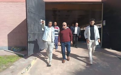 محطة مياه العباسي ضمن الزيارات المفاجأه للسيد المهندس محمد سعيد نشأت رئيس مجلس الاداره والعضو المنتدب  لمتابعة سير العمل استعدادا  لحلول عيد الفطر المبارك