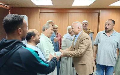 اهالي وعائلات قرية الحمره التابعه لمركز كفر الدوار بمحافظة البحيره يوجهون رسالة شكر لرئيس شركة مياه البحيره