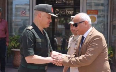 استقبل السيد المهندس / محمد سعيد نشأت رئيس مجلس الاداره والعضو المنتدب صباح اليوم السيد اللواء أركان حرب / عمرو نبيل قائد الفرقة العاشره دفاع جوى ، فى زيارته للشركه .
