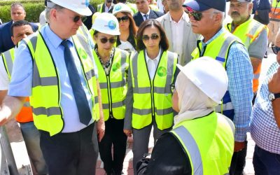 محافظ البحيرة وسفير الاتحاد الأوروبي يتفقدان مشروعات الصرف الصحي ومياه الشرب