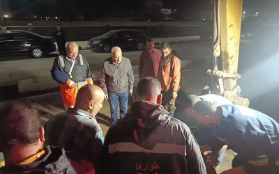 من قلب الحدث، تواصل شركة مياه الشرب والصرف الصحي بالبحيرة جهودها المكثفة لإصلاح وصيانة خط طرد محطة مياه دمنهور.