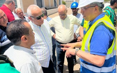 ، قام السيد المهندس محمد سعيد نشأت، رئيس مجلس الإدارة والعضو المنتدب ، بزيارة تفقدية إلى محطة مياه دمنهور – عقد 4 ظهر اليوم.
