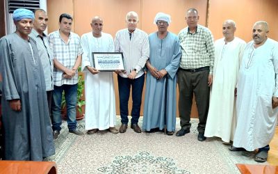 أهالي قرية العسجى البحرية يشكرون رئيس مياه البحيرة لحل مشكلة ضعف المياه