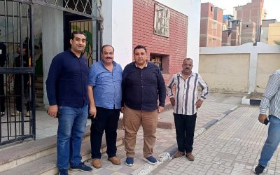 السيد المهندس احمد عبدالمنعم التراس رئيس مجلس الإدارة والعضو المنتدب يدلي بصوته ويتابع سير العملية الانتخابية من غرفة الطوارئ بالشركة