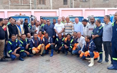 في إطار خطة المتابعات الميدانية التي ينفذها السيد المهندس أحمد عبد المنعم التراس رئيس مجلس الإدارة والعضو المنتدب ، قام سيادته ظهر اليوم بجولة تفقدية شملت رافع المحكمة ورافع القطار بمدينة أبو حمص.