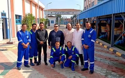 أجرى السيد المهندس أحمد عبد المنعم التراس، رئيس مجلس الإدارة والعضو المنتدب جولة تفقدية بمحطة مياه كوم القناطر بمركز أبو حمص، لمتابعة منظومة التشغيل وأعمال التطوير التي شهدتها المحطة خلال الفترة الماضية.