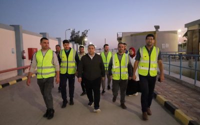 زيارة مفاجئة للمهندس احمد التراس رئيس مجلس الإدارة والعضو المنتدب لمحطة الرحمانية الجديدة.. محطة حاصلة على TSM والمأمونية مرتين وتعمل بأحدث تكنولوجيا معالجة المياه