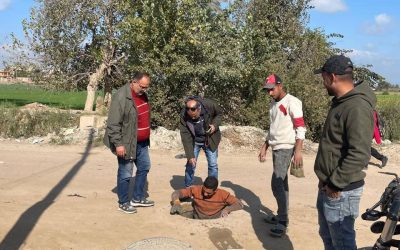 التشطيبات النهائية للوصلات المنزلية بمشروعات «حياة كريمة» بقرى مركز كفر الدوار**