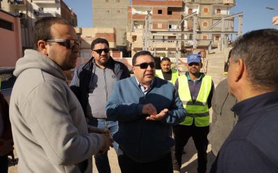 رئيس شركة مياه البحيرة يتفقد أعمال إحلال وتجديد رافع صرف صحي الشرطة بمركز أبو المطامير