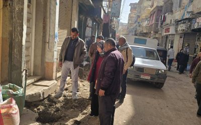 السيد المهندس احمد التراس رئيس مجلس الادارة يوجّه بسرعة إحلال وتجديد الوصلات المنزلية بالشوارع الأثرية برشيد