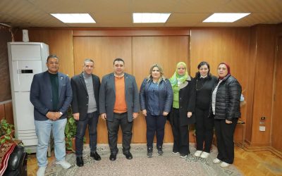 السيد المهندس احمد التراس رئيس مجلس الإدارة والعضو المنتدب يستقبل وفد نادي روتاري سموحة ويوجّه بتنفيذ زيارة ميدانية لدعم الأسر الأولى بالرعاية