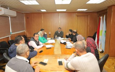 السيد المهندس احمد التراس رئيس مجلس الإدارة والعضو المنتدب يتابع معدلات تنفيذ مشروعات الإحلال والتجديد و«حياة كريمة» في اجتماع موسع بقطاع المشروعات 