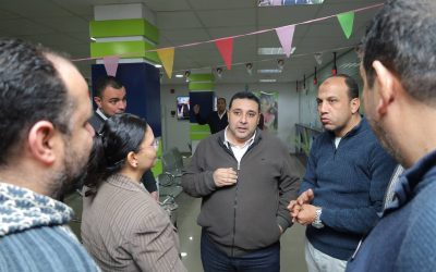 قبل عيد الفطر.. التراس يتفقد مركز خدمة العملاء بدمنهور ويطمئن على جاهزية فروع الشركة وفرق الطوارئ لخدمة المواطنين