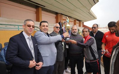 السيد المهندس احمد التراس رئيس مجلس الإدارة والعضو المنتدب يشهد نهائي الدورة الرمضانية بمياه البحيرة ويؤكد: الرياضة تعزز روح الفريق وترفع كفاءة العمل