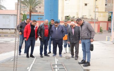 السيد المهندس احمد التراس رئيس مجلس الإدارة والعضو المنتدب يتفقد رافعي العزيز عثمان والنفق ويتابع تمركزات فرق الطوارئ بدمنهور في ظل الأمطار الغزيرة