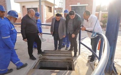 السيد المهندس احمد التراس رئيس مجلس الإدارة والعضو المنتدب يتفقد رافع صرف صحي كوم البركة بكفر الدوار ويؤكد جاهزية التشغيل واستمرارية كفاءة الخدمة”