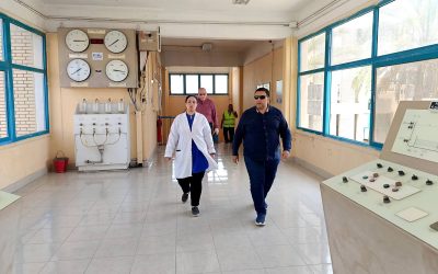 السيد المهندس احمد التراس رئيس مجلس الإدارة والعضو المنتدب يتفقد محطة مياه دمنهور عقد (4) في أول أيام عيد الأضحى المبارك ويؤكد رفع درجة الاستعداد لضمان استدامة الخدمة