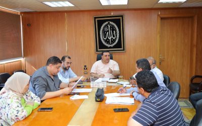 السيد المهندس احمد التراس رئيس مجلس الإدارة والعضو المنتدب يتابع مشروعات الإحلال والتجديد وخطة العام المالي الجديد.. ويؤكد: الالتزام بالجداول الزمنية والتخطيط العلمي مفتاح تطوير خدمات مياه الشرب والصرف الصحي بالبحيرة