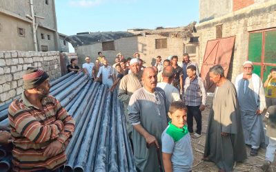 فرحة في سامون».. استجابة فورية من «التراس» ومشاركة مجتمعية من «دانا الخيرية» تُطلق أعمال تدعيم خط مياه الشرب لخدمة أهالي كفر الدوار