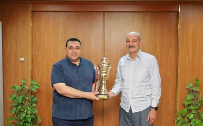 التراس يتسلم كأس المركز الأول.. «مياه البحيرة» تواصل حصد الإنجازات الرياضية وتتأهل لنهائيات الجمهورية