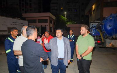 جولة ليلية مفاجئة لـ«التراس» برافع صرف صحي الحميات بدمنهور.. استعدادات مكثفة لموسم الشتاء ورفع درجة الجاهزية