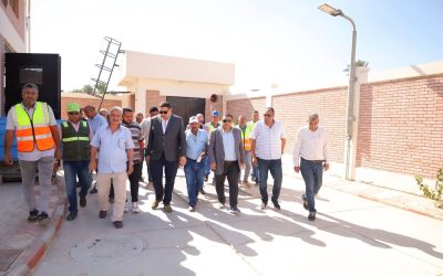 «فرحة أهالينا في الرملة وكشعمة».. التراس يتفقد مشروع الصرف الصحي بتكلفة 89 مليون جنيه