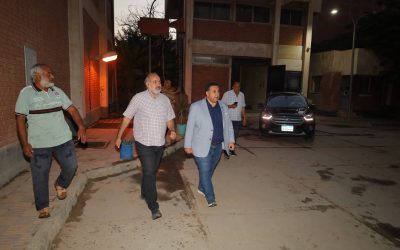 التراس يفاجئ روافع الصرف الصحي بحوش عيسى ليلًا.. متابعة ميدانية للتأكد من الجاهزية والاستعداد الكامل