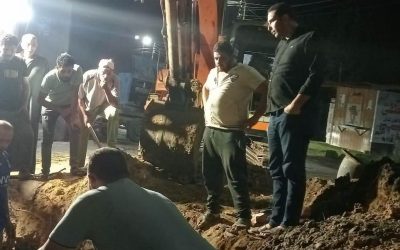 مياه البحيرة تنفذ خط مياه جديد بالدفراوي بمشاركة الأهالي لتحسين الضغوط والقضاء على ضعف المياه